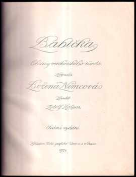 Božena Němcová: Babička