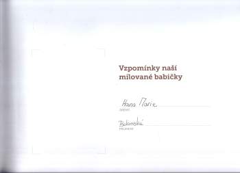 Monika Kopřivová: Babičko, vyprávěj