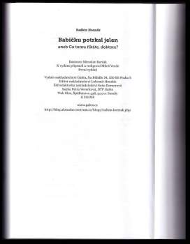 Radkin Honzák: Babičku potrkal jelen, aneb, Co tomu říkáte, doktore?