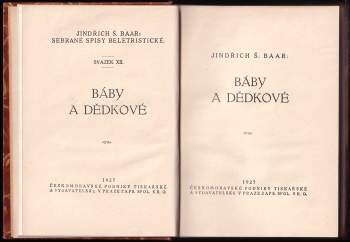 Jindřich Šimon Baar: Báby a dědkové