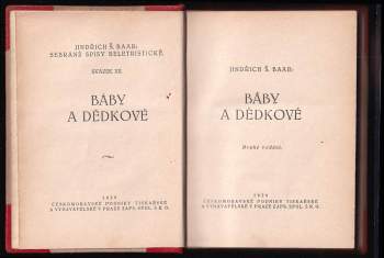 Jindřich Šimon Baar: Báby a dědkové