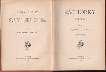 Svatopluk Čech: Báchorky veršem