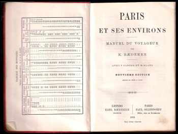 Baedeker - Paris et ses environs
