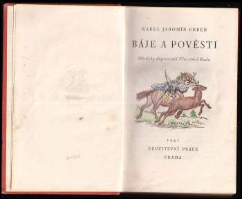 Karel Jaromír Erben: Báje a pověsti