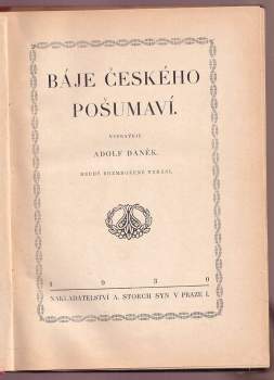 Adolf Daněk: Báje českého Pošumaví