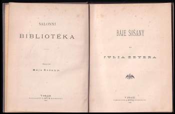 Julius Zeyer: Báje Šošany