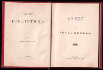 Julius Zeyer: Báje Šošany