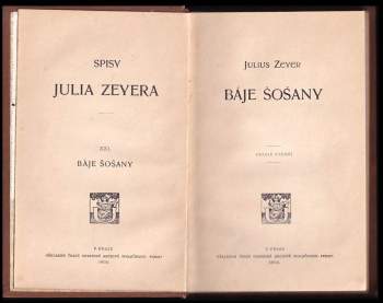 Julius Zeyer: Báje Šošany
