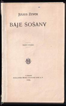 Julius Zeyer: Báje Šošany