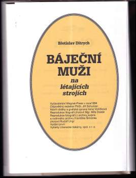 Břetislav Ditrych: Báječní muži na létajících strojích