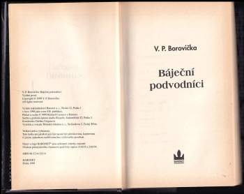 V. P Borovička: Báječní podvodníci
