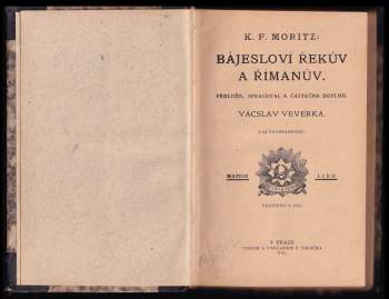 K. F. Moritz: Bájesloví Řekův a Římanův