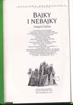 Rudyard Kipling: Bajky i nebajky