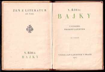 Václav Říha: Bajky