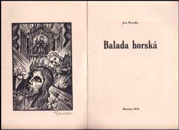 Jan Neruda: Balada horská