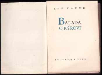 Jan Čarek: Balada o Kýrovi