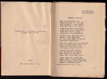 Jan Neruda: Balady a romance