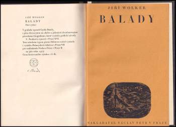 Jiří Wolker: Balady