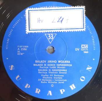 Various: Balady Jiřího Wolkra