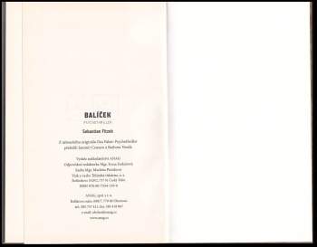 Balíček : psychothriller