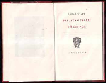 Oscar Wilde: Ballada o žaláři v Readingu