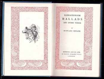 Rudyard Kipling: Ballads and Barrack-room Ballads - reprint