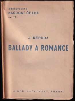 Jan Neruda: Ballady a romance