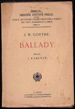 Johann Wolfgang von Goethe: Ballady