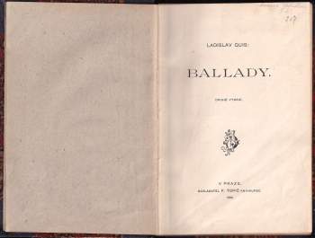 Ladislav Quis: Ballady