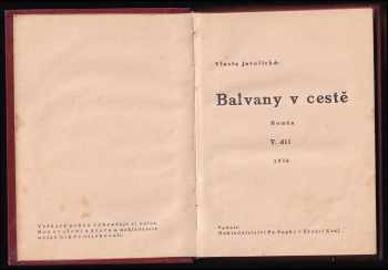 Vlasta Javořická: Balvany v cestě - díly 1 a 5 - KOMPLET