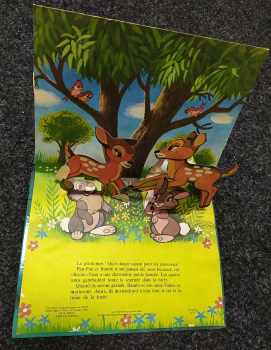 Walt Disney: Bambi - francouzské leporelo - POP-UP LEPORELO