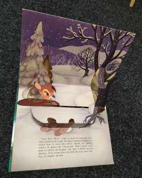 Walt Disney: Bambi - francouzské leporelo - POP-UP LEPORELO