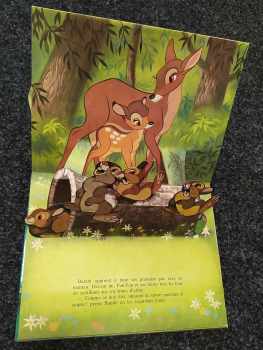 Walt Disney: Bambi - francouzské leporelo - POP-UP LEPORELO