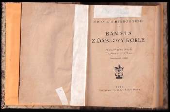 Edgar Rice Burroughs: Bandita z Ďáblovy rokle