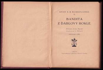 Edgar Rice Burroughs: Bandita z Ďáblovy rokle