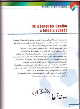 Petr Šiřina: Baníčku, my jsme s tebou!