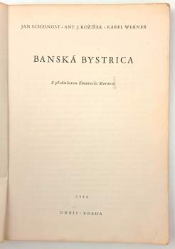 Karel Werner: Banská Bystrica