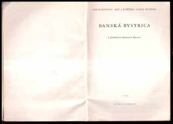 Antonín Jaromil Kožíšek: Banská Bystrica