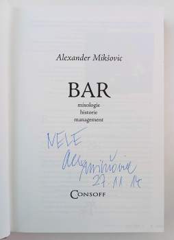 Alexander Mikšovic: Bar