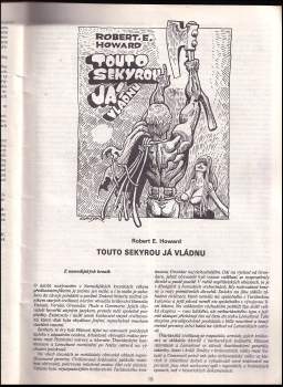 Robert Ervin Howard: Barbar Conan a jiné povídky - OBÁLKA KÁJA SAUDEK