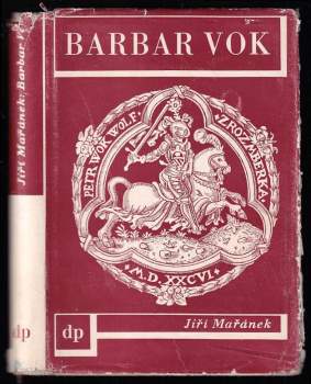 Jiří Mařánek: Barbar Vok - PODPIS JIŘÍ MAŘÁNEK