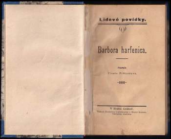 Vlasta Pittnerová: Barbora harfenica