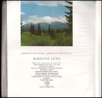 Jaroslav Holeček: Barevné léto