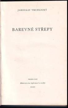 Jaroslav Vrchlický: Barevné střepy