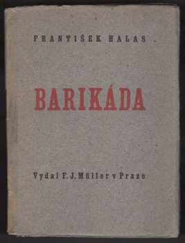 František Halas: Barikáda