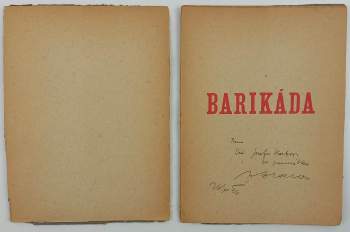 František Halas: Barikáda