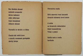 František Halas: Barikáda