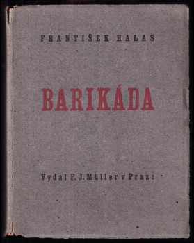 František Halas: Barikáda