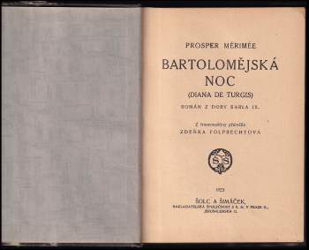 Prosper Merimee: Bartolomějská noc