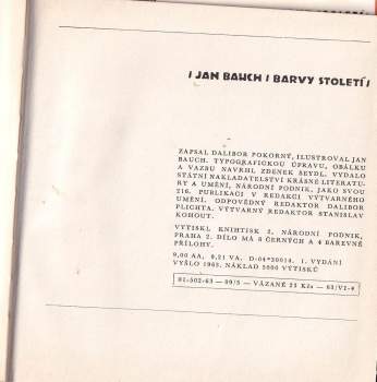 Jan Bauch: Barvy století